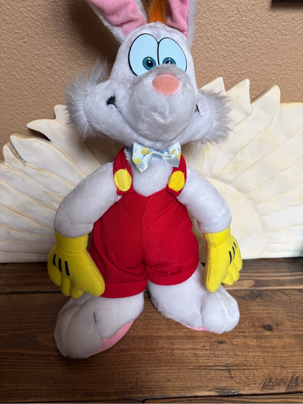 Disney Roger Rabbit 17 inch 1987 Standing Plush Rabbit - Picture 3 of 15